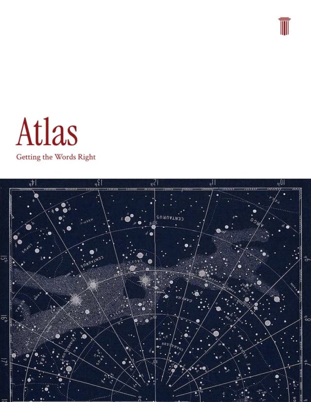 Atlas: Getting the Words Right